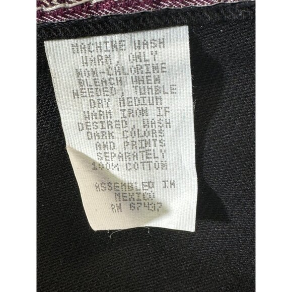 Sasson Jeans Women's 15/16 Petite Black Denim High Waisted Straight Leg NWT - Picture 4 of 16